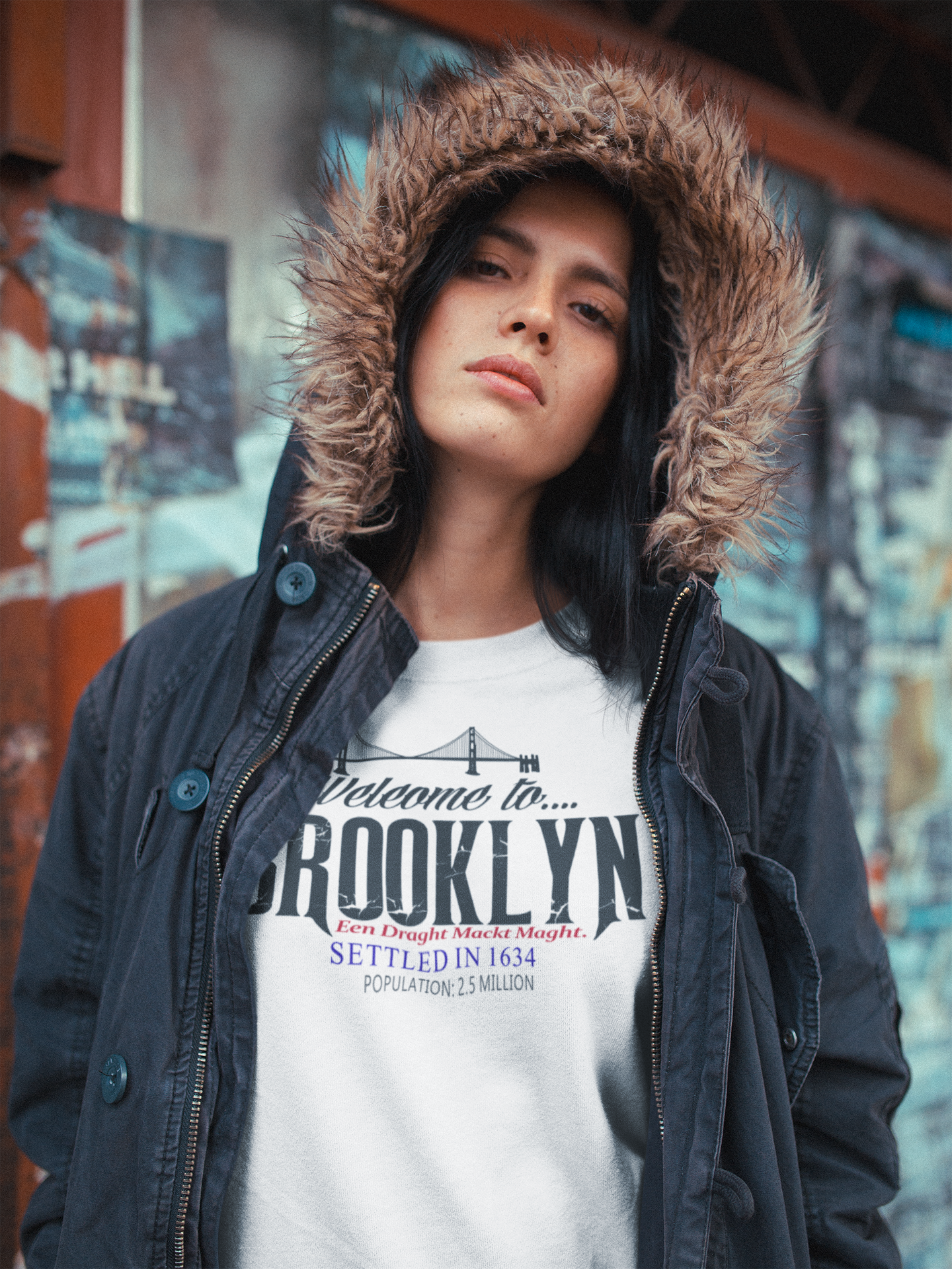 Brooklyn unisex heavy blend crewneck sweatshirt