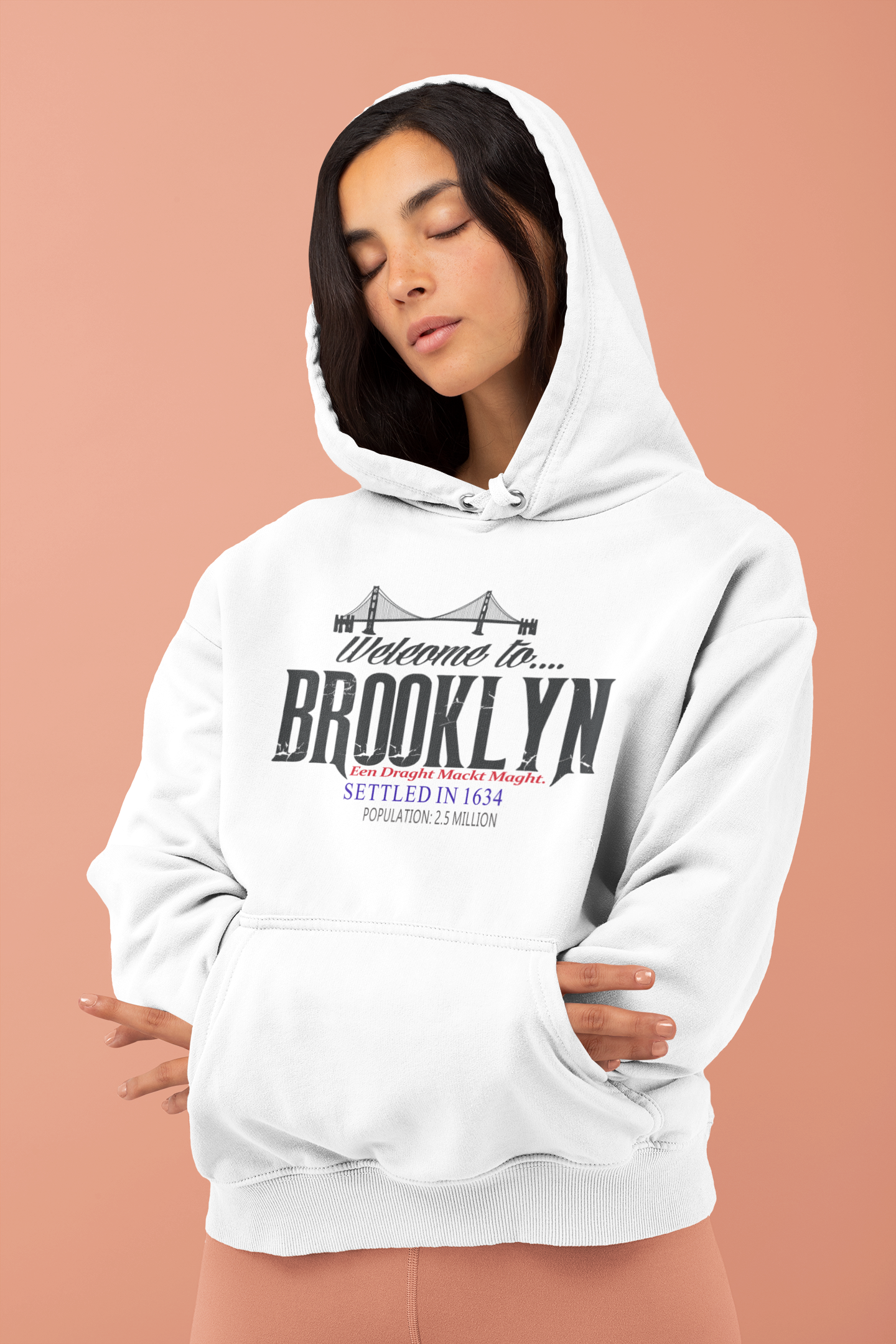 Brooklyn unisex heavy blend hooded sweatshirt